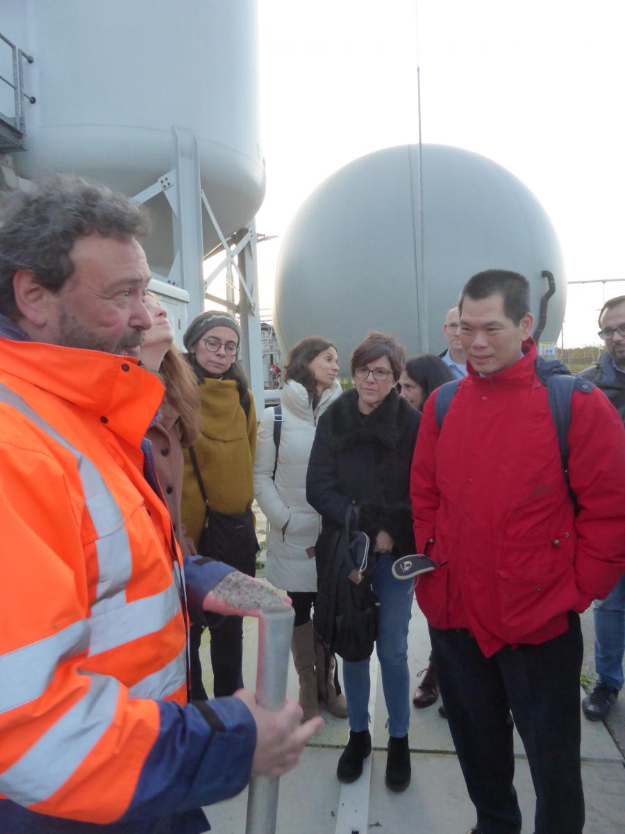 Visit of WaterNet WWTP West, Amsterdam